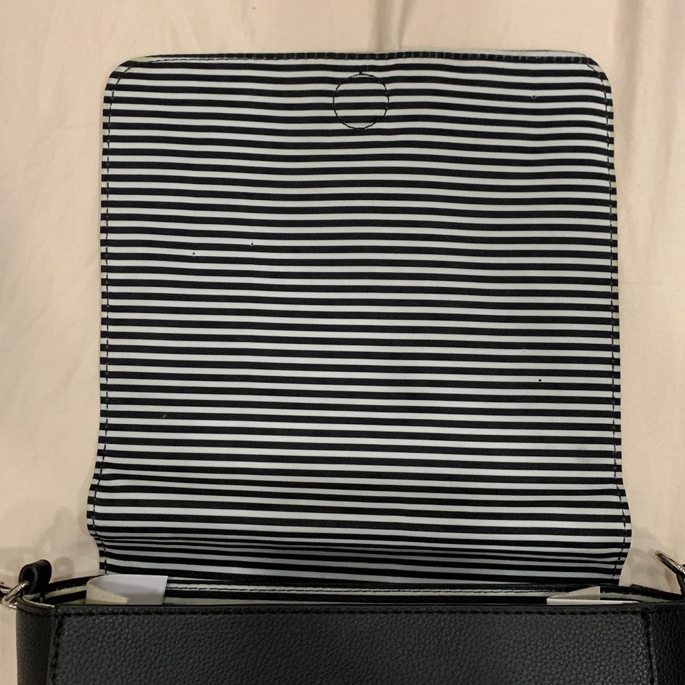 Disney Flare Crossbody Pin Bag in Black with Mickey Mouse Logo - Picture 7 of 10